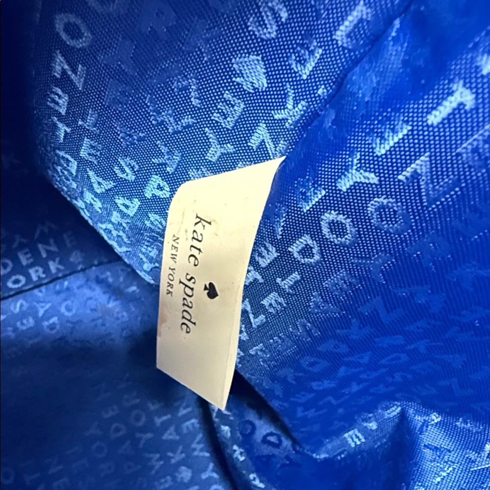 Kate Spade Royal Blue Large Tote Bag - Picture 5 of 7